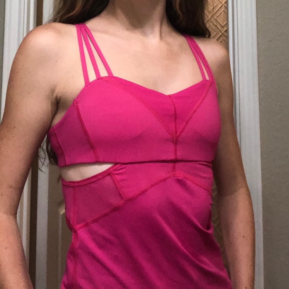 Lulu lemon pink workout top